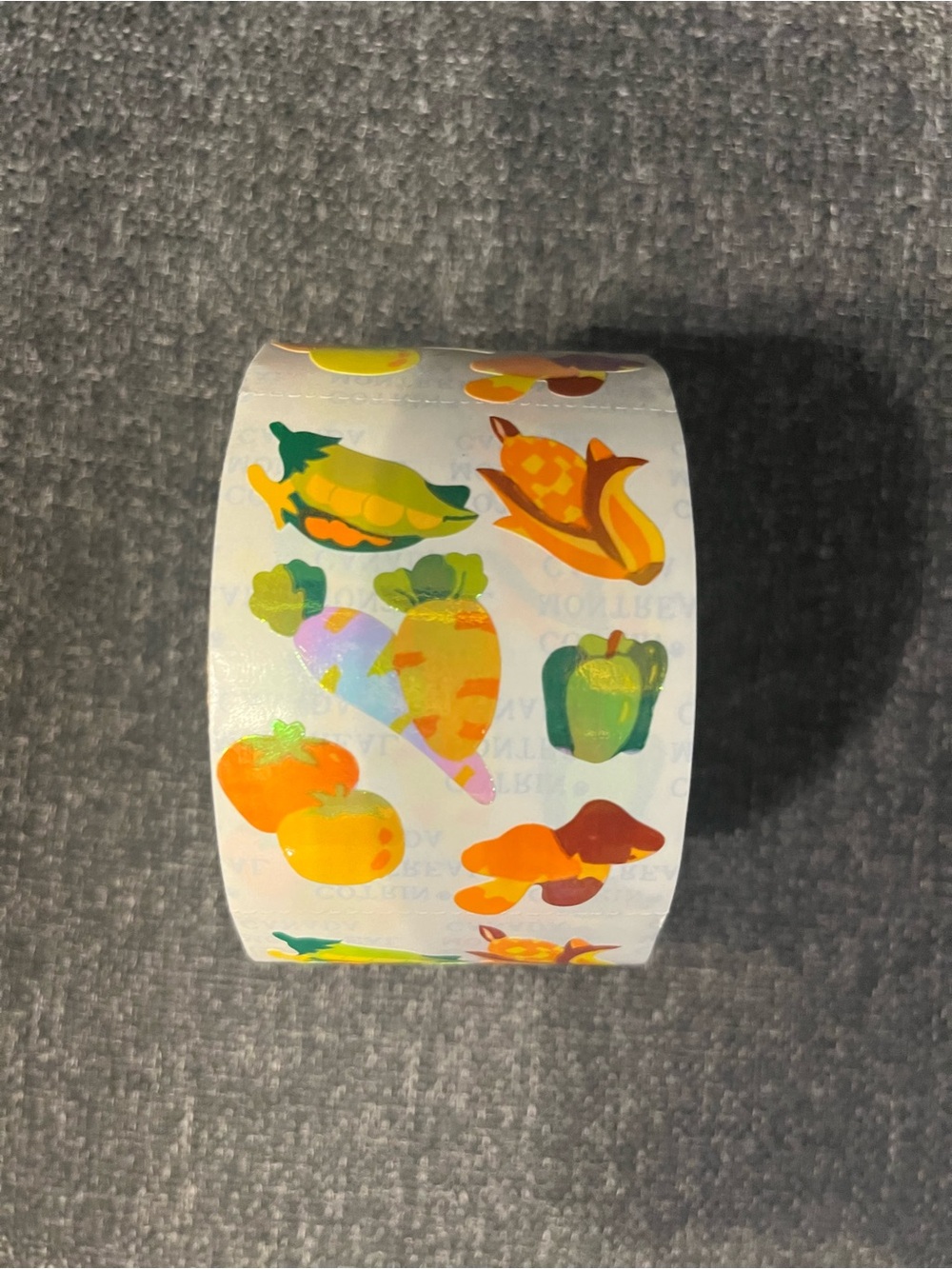 Unbranded Orange & Green Harvest Vegetables Home Design Stickers